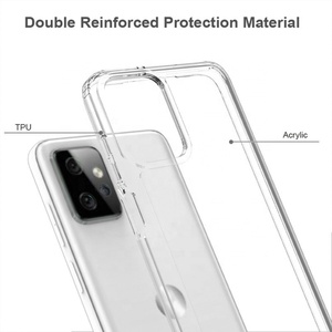 Funda para Teléfono Motorola Edge 50 Fusion, TPU y PC 2 en 1, Transparente, Antigolpes, Carcasa Trasera para MOTO EDGE 50 PRO - Product Image 2