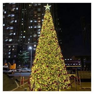 شجرة عيد الميلاد العملاقة الفاخرة الحديثة المصنوعة يدويا تصميم جديد 15ft 20ft 25ft 30ft للمناظر الطبيعية في الهواء الطلق - Product Image 1