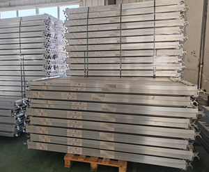 7 pies. X Tablones de andamio de aluminio fabricados de 19 pulgadas Plataformas de aluminio Cubiertas de aluminio - Product Image 4