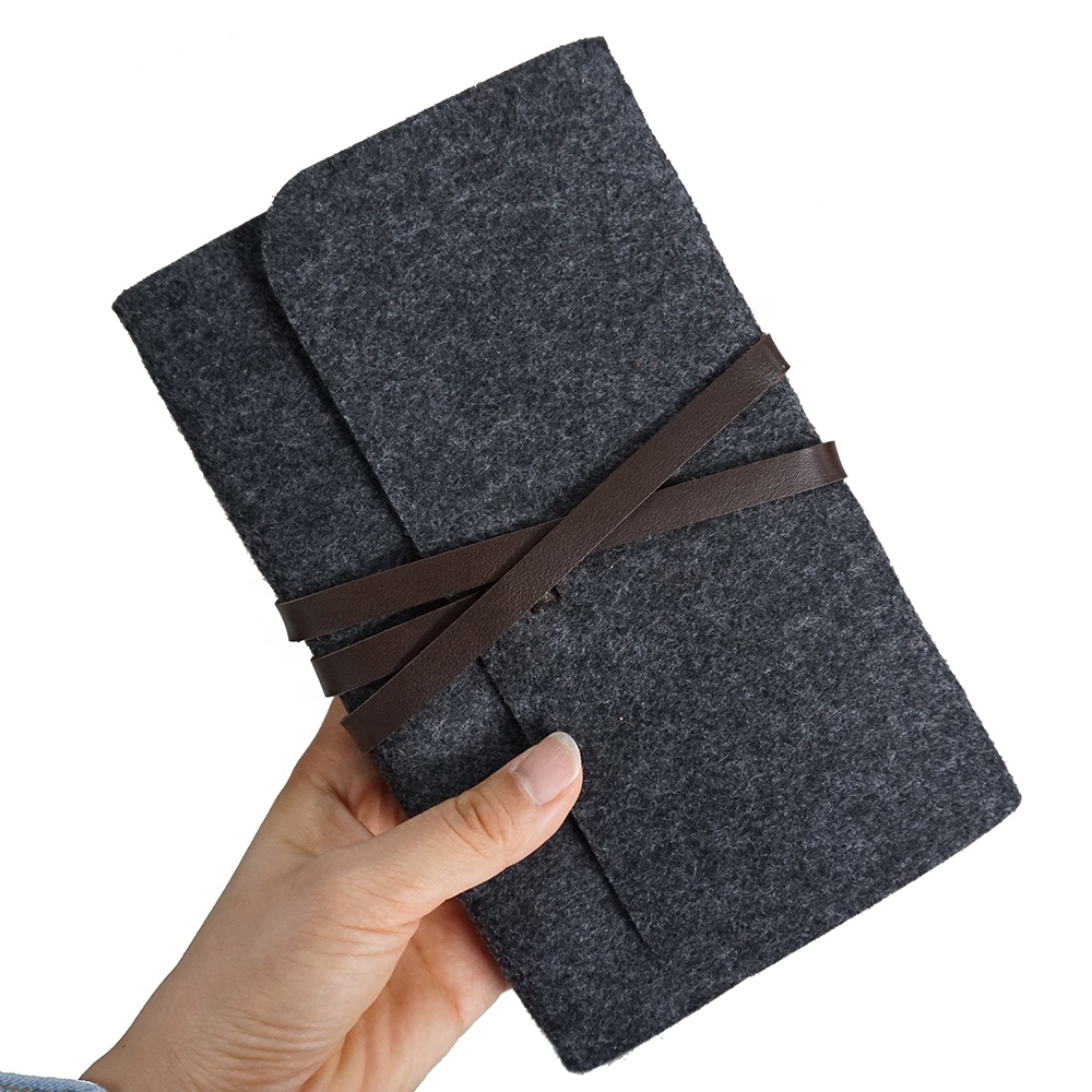 Индивидуальный цветной фетровый Чехол-книжка, Обложка для заметок, офисный мягкий чехол для блокнотов a5, a6