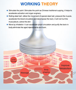 Máquina profissional da terapia do vácuo do Desktop para os seios da massagem facial da drenagem linfática da remoção gorda do emagrecimento do corpo - Product Image 6