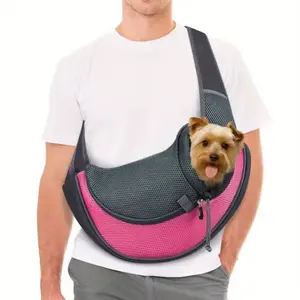 Sıcak satış ayarlanabilir evcil hayvan taşıyıcı çanta Sling omuz taşıyıcı köpek için uygun <span class=keywords><strong>Pet</strong></span> taşınabilir Satchel - Product Image 6