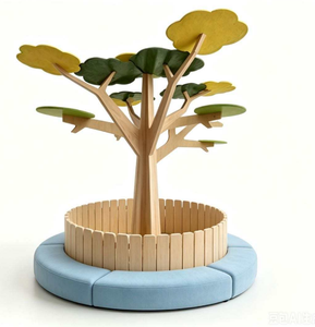 Bibliothèque pour enfants en forme d'arbre Chiquitos, personnalisable, en bois, anti-basculement, multi-niveaux, pour <span class=keywords><strong>livres</strong></span> illustrés - Product Image 6