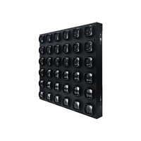 Lampu Matrix Light 36 Pcs 500W RGBW Big Bee Beam Moving Head Lights Kontrol DMX512 Pencahayaan Panggung Atmosfer Latar Belakang Warna-warni