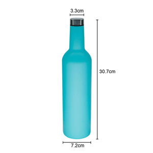 Business Gift Popular Wholesale Stainless Steel Vacuum Insulated 750ml Wine Bottles Lid Camping <b>Large</b> Capacity Portable - Product Image 3