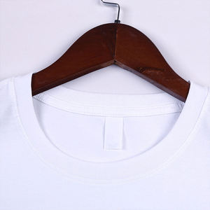 Camisetas de mujer de talla grande con logotipo bordado nuevo 2023 al por mayor Camisetas básicas lisas de algodón con cuello redondo y impresora personalizadas para hombre - Product Image 5