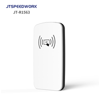Lector RFID Hf JT-R1563 ISO 15693, Mini Lector de Tarjetas USB de Escritorio de Largo Alcance, Lector de Etiquetas RFID de 13.56mhz