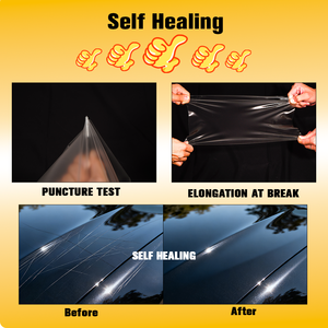 Film de protection de peinture PPF <span class=keywords><strong>noir</strong></span> ultra brillant de qualité supérieure en TPU de qualité américaine, rouleau de 7,5 mil, protection premium ultra hydrophobe - Product Image 5
