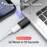 Adaptor USB a Male ke USB C Female USB3.0 Konverter Tipe-C Konektor Pengisian Cepat untuk Kabel Tipe C