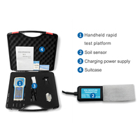 JXCT, plataforma de prueba rápida de suelo 4 en 1 de alta calidad, Analizador de conductividad de fertilidad de nutrientes del suelo, Sensor de humedad del suelo RS485