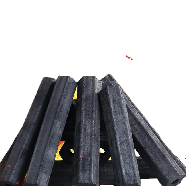 high quality hexagonal sawdust charcoal smokeless bbq charcoal restaurant customized