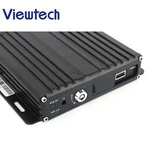 DC8-24V离线视频H.264 MDVR硬盘512G sd卡硬盘8通道移动车载DVR，带VGA 4g视频输入输出