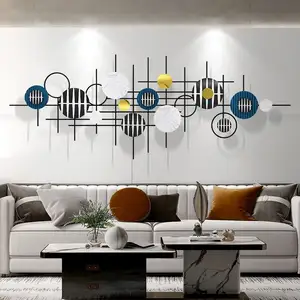 150X56cm Light Luxury modern metal Handicraft art decorations living LIVE ROOM wall decor hanging creative home hotel wholesale