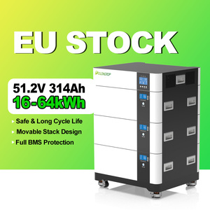 Batería de Litio Ion Lifepo4 de 15Kwh 48V 51.2v 300AH de Calidad A, Nueva, en Stock en la UE, para Sistemas de Energía Solar, 15kwh 30kwh 60kwh - Product Image 1