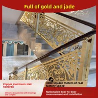 Fabricant de Foshan : Garde-corps pliants en alliage d'aluminium sur mesure ; Balustrades sculptées de luxe léger pour intérieurs de villas et projets DIY à domicile
