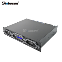 Amplificateur de puissance numérique professionnel pour scène, 2U, 4 canaux, Black Panel DSP SR4-3200, 3200W avec module DSP