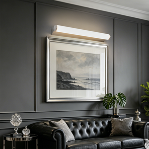 Modern LED Wall Lamp White Rectangular Aluminum Bathroom <b>Vanity</b> <b>Light</b> 3500K Warm White Dimmable Wall-Mounted Fixture - Product Image 6