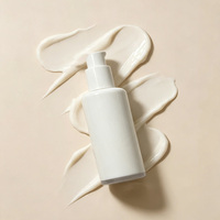 Flacon pompe sans air de luxe personnalisé, flacon vide en plastique pour soins de la peau, flacon pour lotion, emballage cosmétique, conteneur pour crème pour le visage