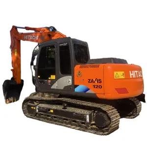 For sale used Japan Hitachi ZX120-6 excavator Hitachi 12tons crawler excavator