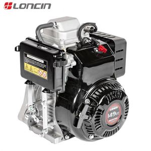 Moteur à essence Loncin 165F-3H refroidi par air, 4 temps, monocylindre 149cc, démarrage au kick, pour machine de terrassement - Product Image 3