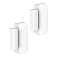 EWELINK Smart Home WiFi magnético puerta ventana Sensor Zigbee 3,0 inalámbrico PC Material Bar batería voz/aplicación controlada para hoteles