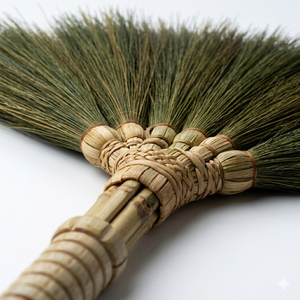 SMS Coconut Fiber <b>Broom</b> Plastic Wire <b>Handle</b> Eco-Friendly Classic Durable Outdoor Floor Sweeping <b>Broom</b> for Household Cleaning - Product Image 3