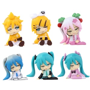 Juego de 6 Figuras de Anime de PVC de Chicas Lindas Durmiendo, Miku y Lenka, para Máquinas de Juegos de Caja Sorpresa, Juguetes de Premio - Product Image 3