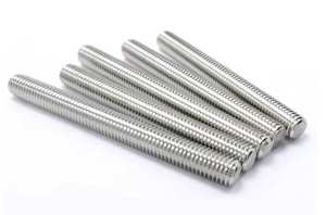 Barres filetées entièrement filetées en acier inoxydable M6 M8 M10 DIN975 galvanisées, <span class=keywords><strong>12</strong></span> pouces de long, avec une excellente tête plate, qualité 4.8/8.8 - Product Image 2