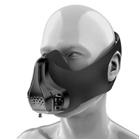 Máscara de Entrenamiento de Oxígeno Ajustable de 6 Velocidades, Máscara de Fitness para Mejorar la Resistencia, para Deportes Aeróbicos y Entrenamiento en Gimnasio