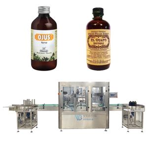 Machine de remplissage automatique compacte pour bouteilles de sirop, de boissons énergisantes, de <span class=keywords><strong>jus</strong></span> de fruits, de remplissage et de bouchage - Product Image 1