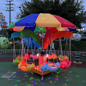 Nuovo Arrivo: Mini Giostra in Plastica per Esterni, Attrazione Divertente per Bambini, Ideale per Centri Commerciali - Product Image 4