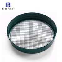 Tamis standard de laboratoire en acier inoxydable 20cm 30cm 40cm Agitateurs Tamis d'analyse du sol Tamis d'essai Bonsaï Outil de jardinage