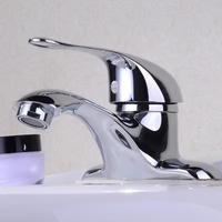 Ensemble de robinetterie pour salle de bain en nickel brossé, robinet à 2 trous, robinets de douche pour salle de bain, robinet mélangeur d'eau chaud et froid à 2 poignées