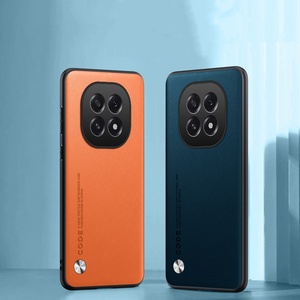 Coque arrière de protection en cuir végétalien souple pour Oppo A5 <span class=keywords><strong>5G</strong></span> / A3x / <span class=keywords><strong>A94</strong></span> <span class=keywords><strong>5G</strong></span> / <span class=keywords><strong>A94</strong></span> 4G coque de téléphone à couverture complète - Product Image 1
