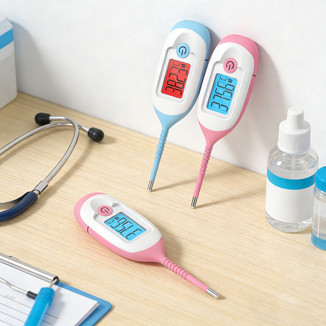 2026 New Type High Quality Fever Detect Indicator Digital Infrared Forehead Fever Body Thermometer Ampit Thermometer