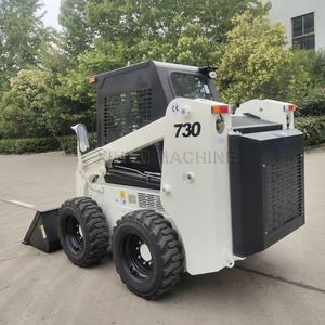 Xinyu Machine Mini Skid Steer Loader Operación de sitio pequeño Cargador de control hidráulico Skid Steer con cabina - Product Image 3