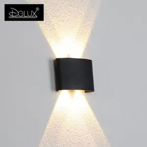 DGLUX-LED Außenwand lampe, wasserdicht, Auf und Ab Leuchtende Beleuchtung, Garten dekoration, Ac85-265V