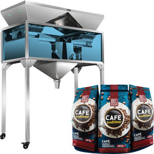 Macchina riempitrice semi automatica per granuli di tè con granuli di tè semi-automatica per la drogheria Multihead da 1500g - Product Image 1