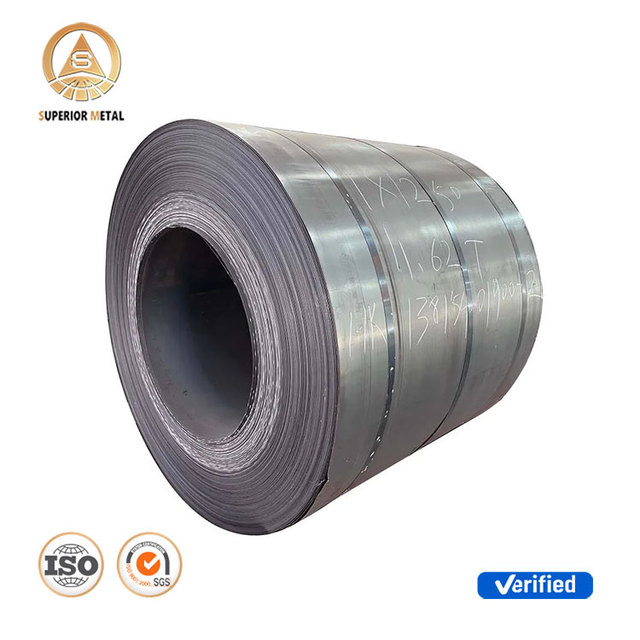 ASTM AISI 1020 A36 S235JR S275 S355 ST37 ST52 SS400 SPHC SPHC-PO Grade Prime Edge Hot Rolled MS HR Carbon Steel Coil