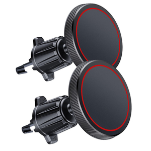 Soporte Universal Flexible Magnético Giratorio 360° para Celular, con Abrazadera para Escritorio y Rejilla de Ventilación de Auto, Marca NOVISON - Product Image 1