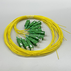 Fabricante Chino de Fibra Óptica FTTH, Pigtail SC/APC Monomodo G652D 0.9mm LSZH de 12 Núcleos y 1.5m - Product Image 2
