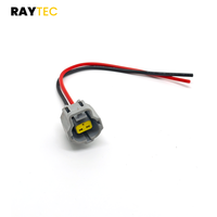 Capteur de température d'eau de refroidissement avec connecteur en cuivre, prise de câblage électrique automobile 12V 10A pour capteur de moteur de voiture Corolla