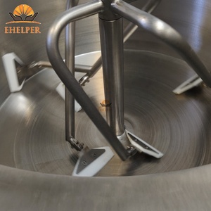 Wok chauffant électrique à double enveloppe PLC, basculant automatiquement, pour la fabrication de sauces et de confitures - Product Image 4