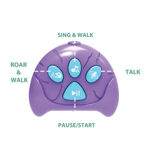 Jouet en peluche dinosaure Brachiosaure à sequins réversible pour enfants, jouets en peluche télécommandés qui répètent ce que vous dites - Product Image 6