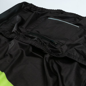 Sporty Fluo Green <b>Cycling</b> Suit Unisex Wind Resistant Jersey Shock <b>Pad</b> <b>Shorts</b> Mountain Bike Adventure High Visibility Kit - Product Image 4