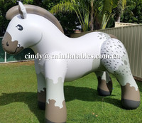 Jouets d'animaux gonflables en forme de cheval, avec pattes gonflables, décoration, jeu pour enfants à vendre
