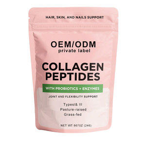 Private Label collagene peptidi in polvere Super idrolizzato proteine in polvere di assorbimento per la bellezza della pelle e sbiancamento - Product Image 1