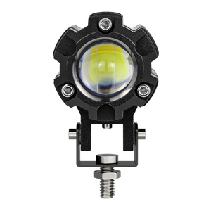 Phare de moto LED 50W 5000K, phare antibrouillard étanche, projecteur ultra lumineux, double couleur, clignotant, système d'éclairage pour moto - Product Image 4