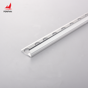 Embellecedor de azulejo de aluminio, tiras de esquina de borde metálico plateado, suelo <span class=keywords><strong>laminado</strong></span> - Product Image 5
