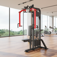 Équipement de musculation pour salle de sport commerciale, machine combinée réglable pour les deltoïdes arrière et les pectoraux